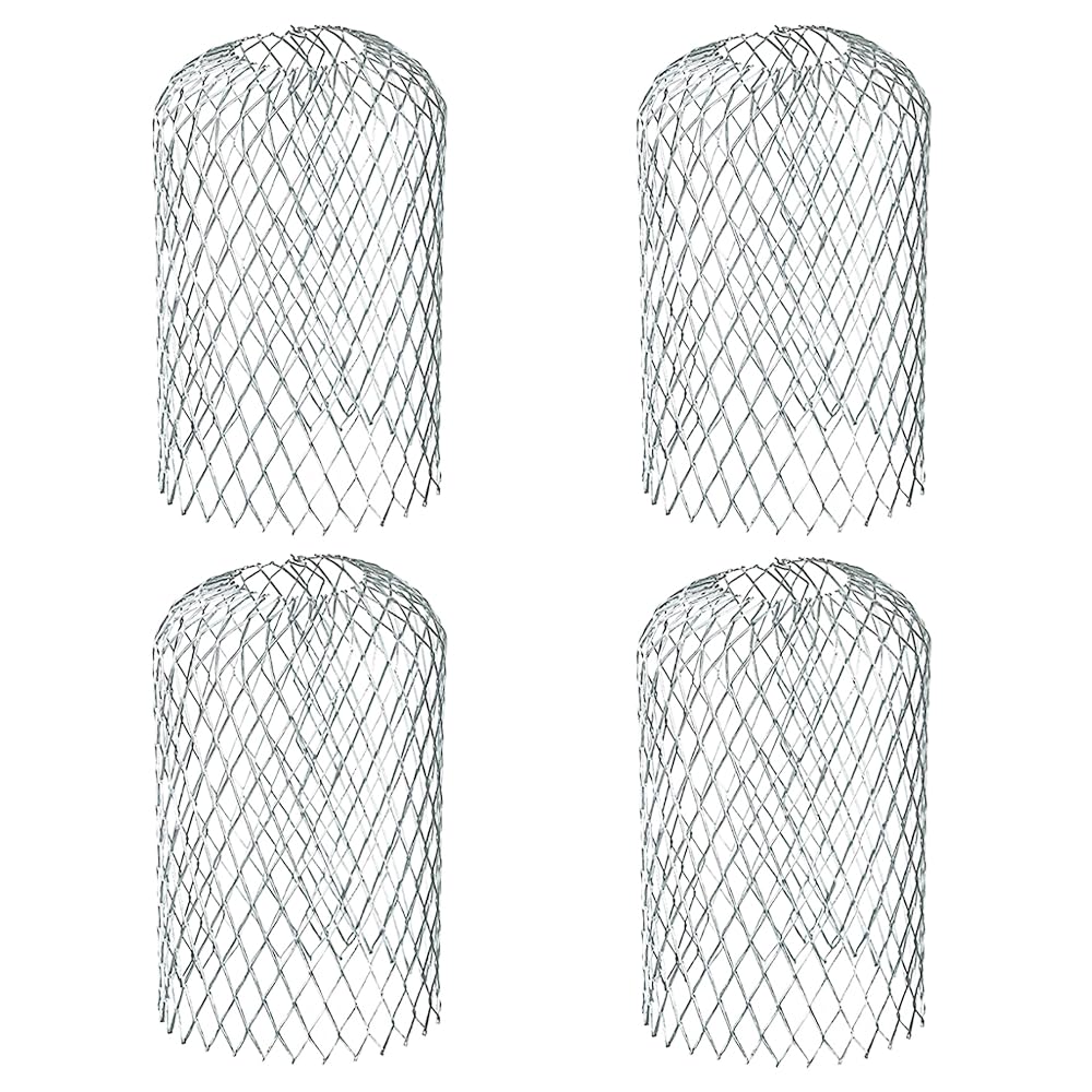 雨樋 ネット ごみよけ 雨どい カバー 詰まり 防止 落ち葉よけ ガード フィルター 4個セット