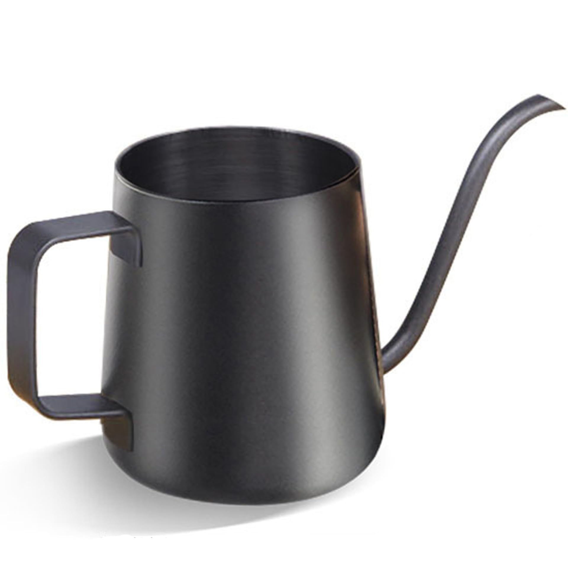 じょうろ 小型 おしゃれ 室内 ステンレス 観葉植物 植木 ガーデニング 水さし 如雨露 園芸用 1個 (ブラ..