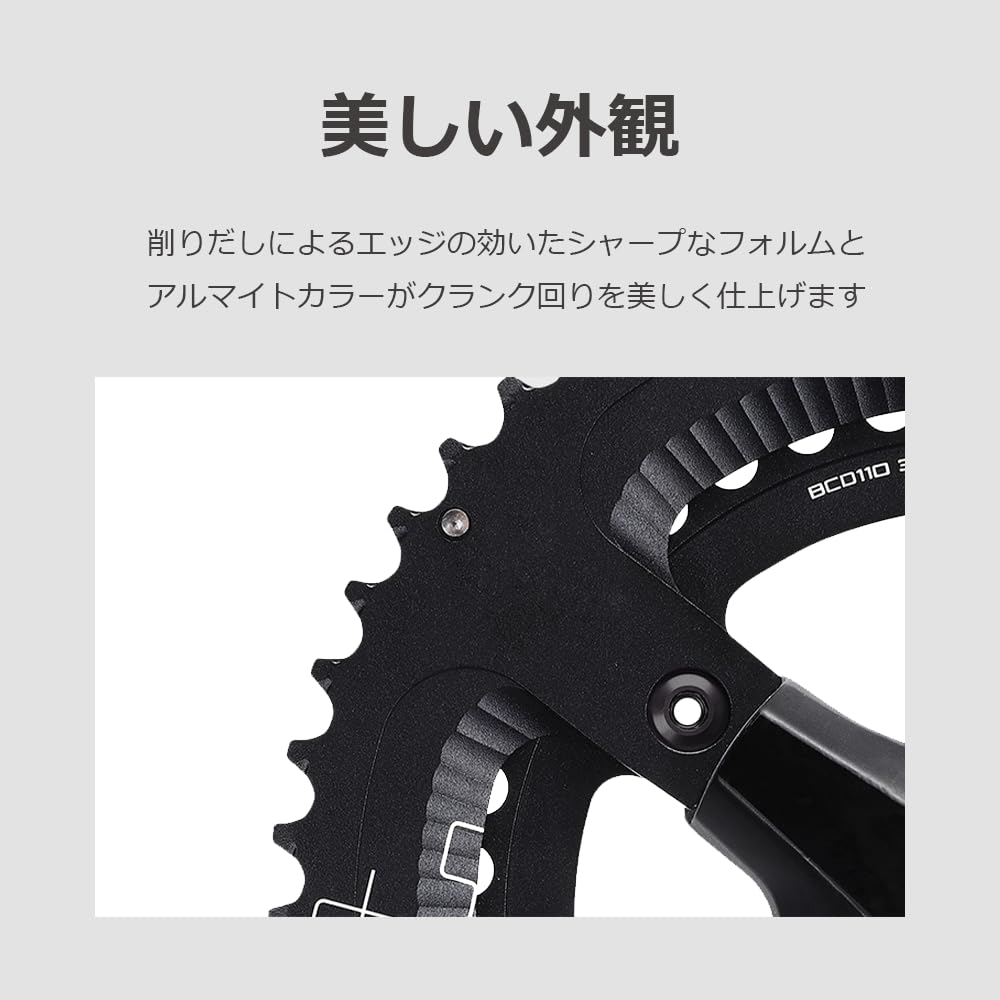 【レビュープレゼント】チェーンリングボルト 自転車 フロント ギア 固定ネジ 軽量...