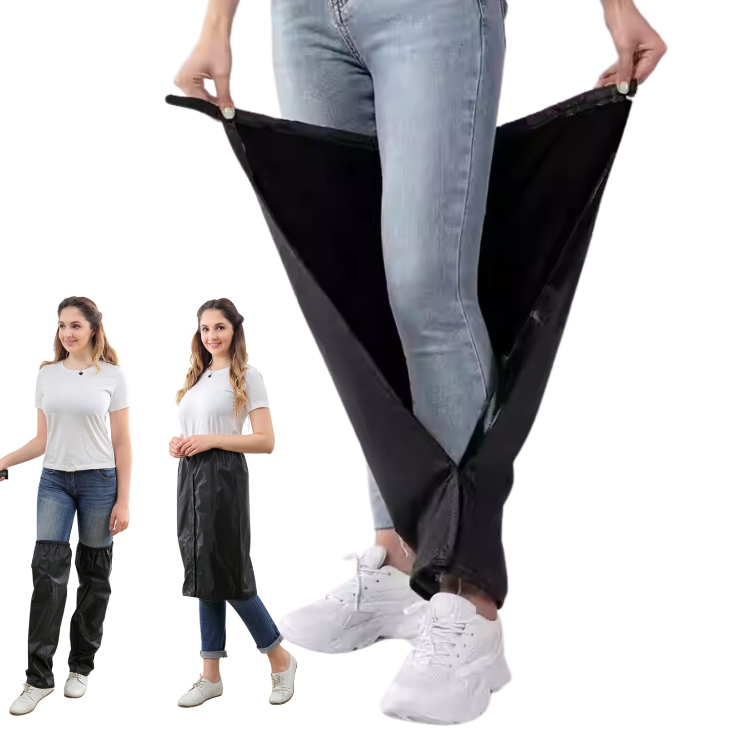 レッグカバー バイク 自転車 通勤 通学 雨具 水はねガード 撥水 雨除け アウトドア 野外フェス ガーデ..