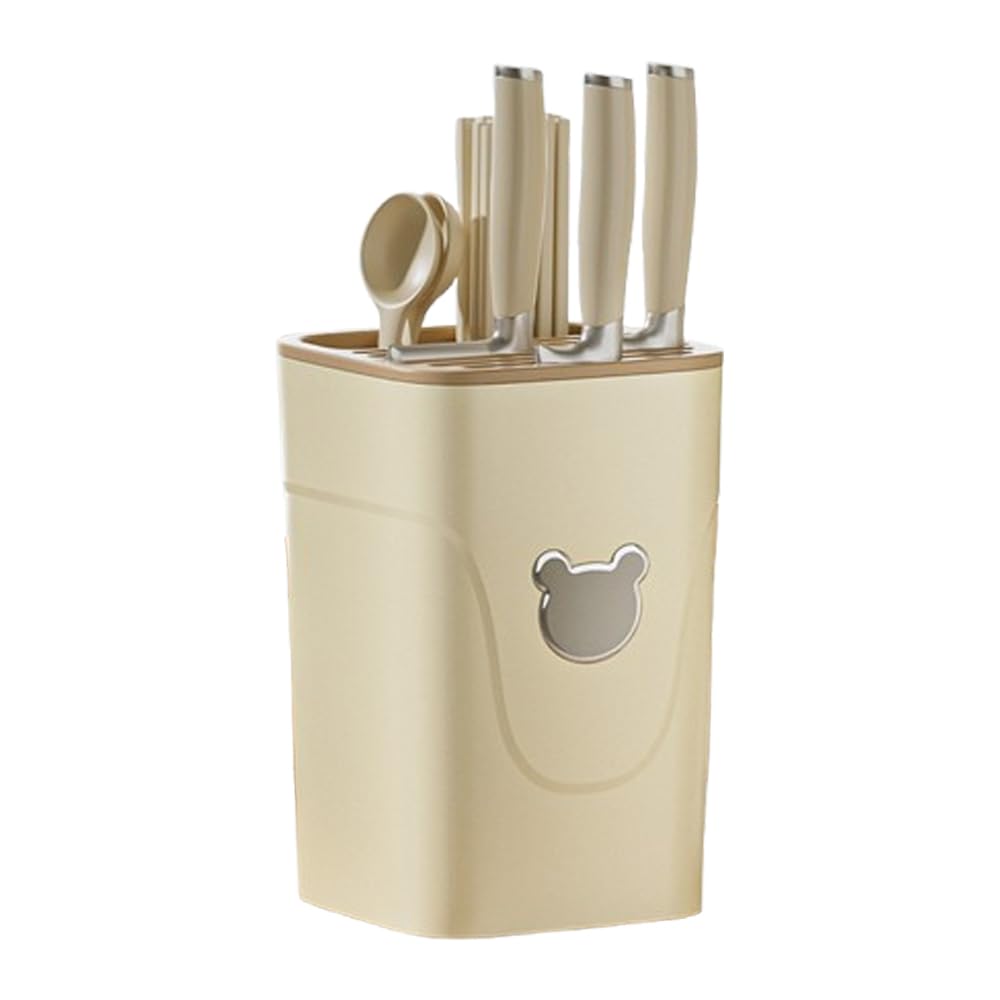 【レビュープレゼント】包丁スタンド 包丁立て 包丁収納 調理ツールスタンド ナイフスタンド プラスチ..