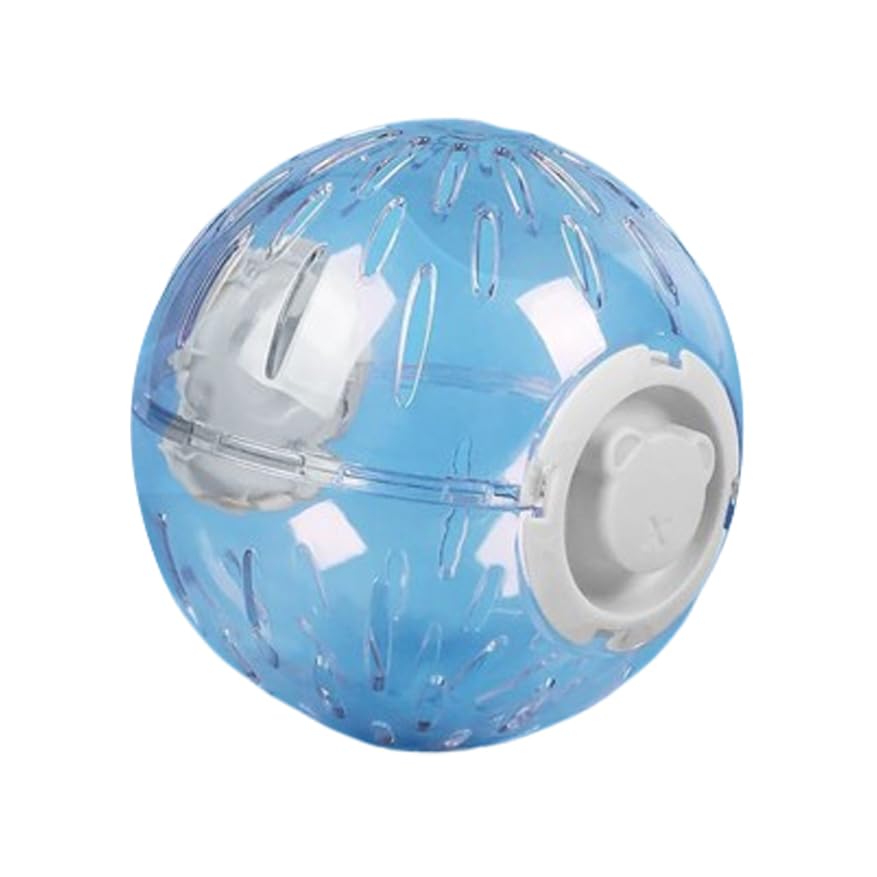 【レビュープレゼント】ハムスター おもちゃ ハムスターボール あそび道具 散歩 ランナーボール 遊具 エクササイズボール 外出 (ホワイト, 大：20cm)