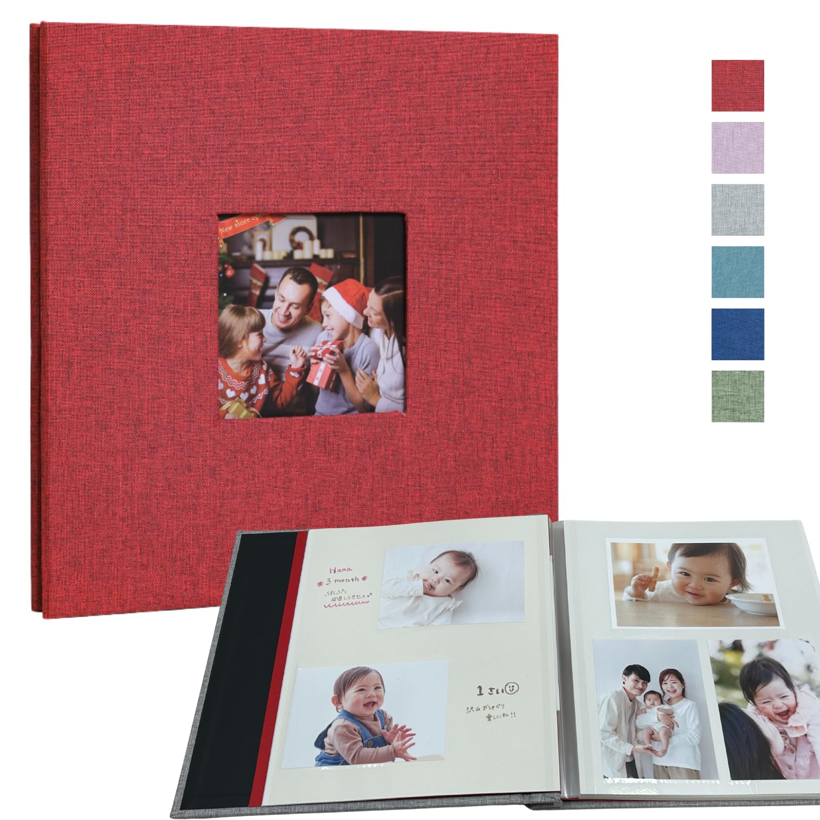 【ポイント5倍】アルバム 大容量 20枚40ページ 貼るタイプ エコー写真 手作り チェキ スクラップブック..