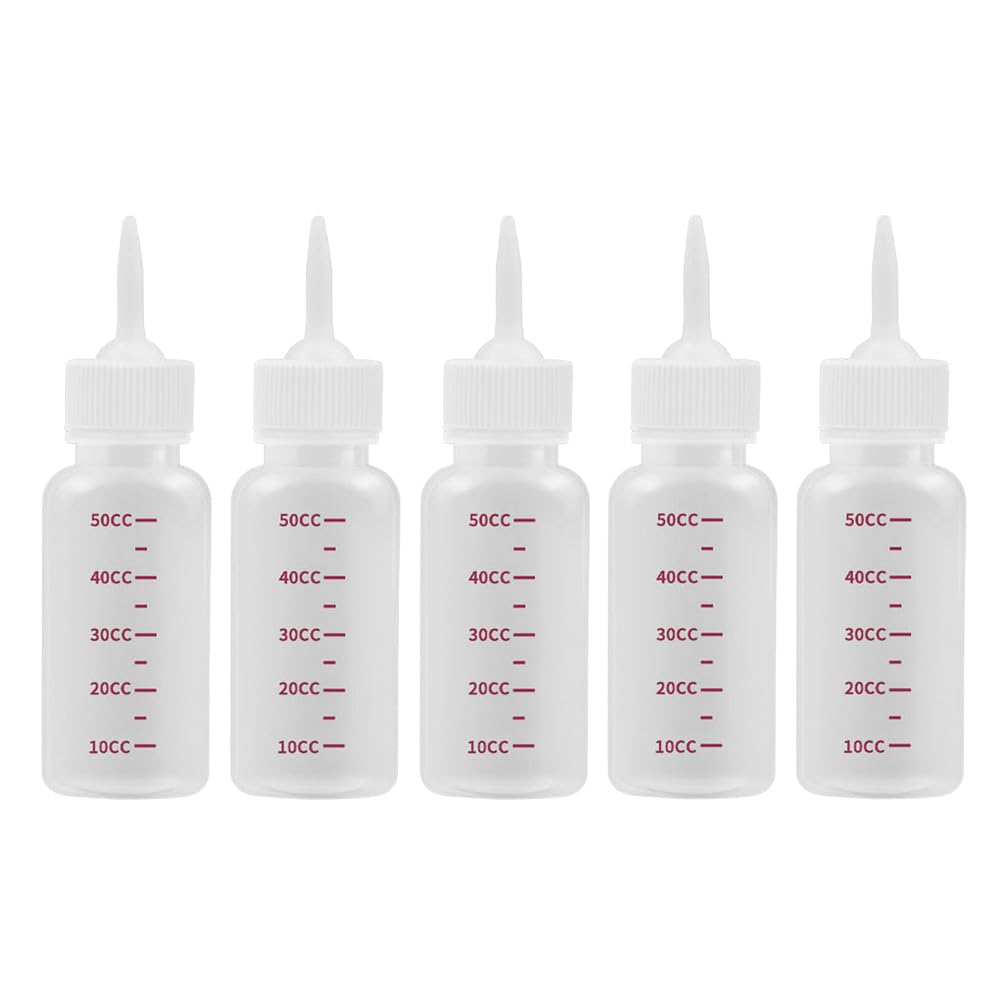 【10％OFFクーポン＋P10倍】哺乳瓶 子猫 ミルク 子猫用哺乳瓶 子犬 50ml 5個セット