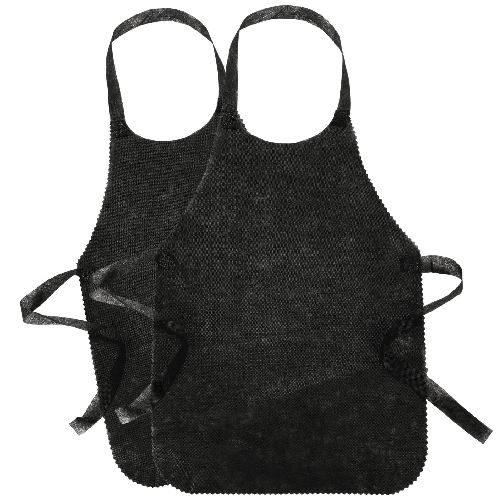 【レビュープレゼント】[MaT store] 使い捨てエプロン 不織布 紙エプロン 使い捨て 大人 腰ひも付 厚手..