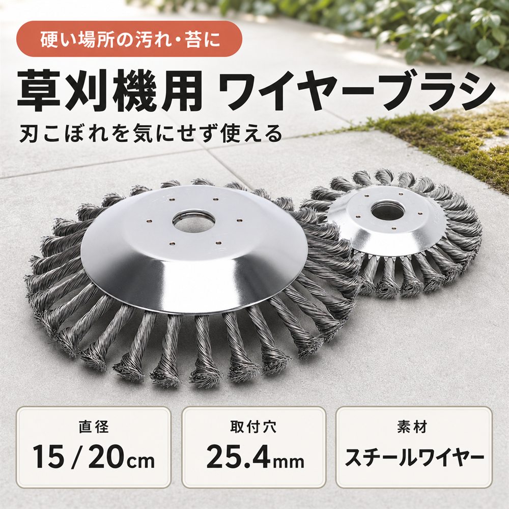 【レビュープレゼント】草刈り機 替刃 【直径200mm】 雑草ブラシヘッド 草刈機用チップソー 草刈ブレード 草刈り機の刃 芝刈り機ヘッド