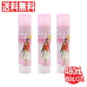 衣類の静電気防止スプレー 3本セット 480ml(160ml×3本) 衣類 スプレー 静電気 ホコリ 花粉 無香料 送料無料