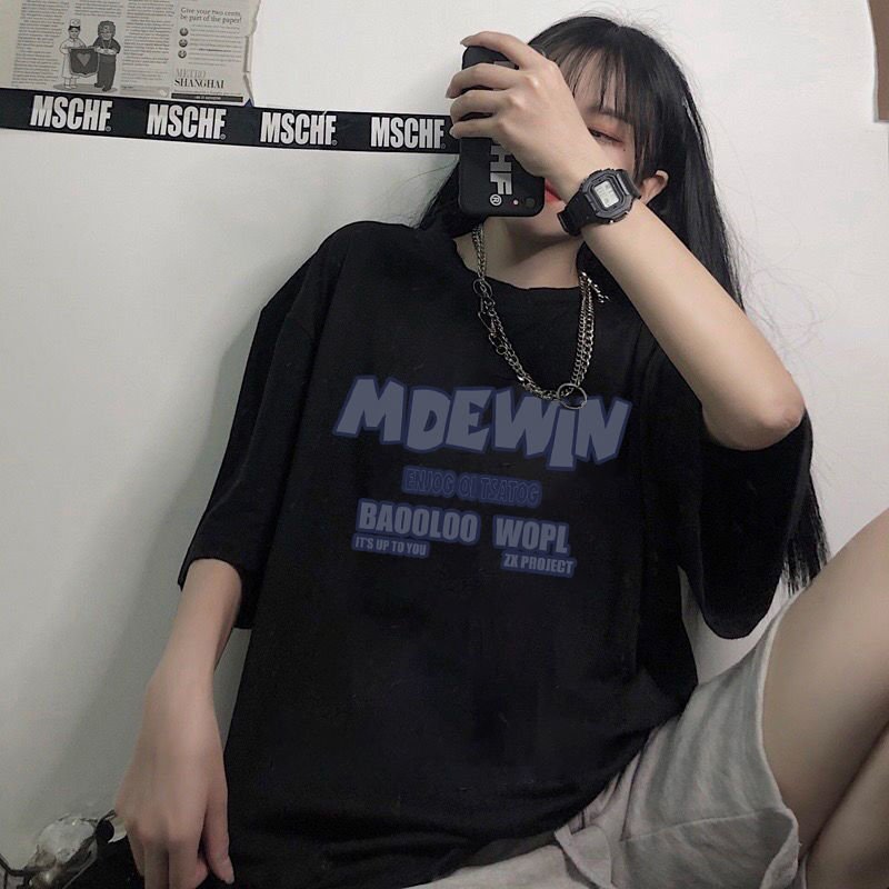 韓国ファッション BF風 Tシャツ 夏 ゆるい レディース 半袖 原宿系 トップス ヒップホップ ダンス ストリート風 azon-shop00-10001382 AZONSHOP サンプル画像3