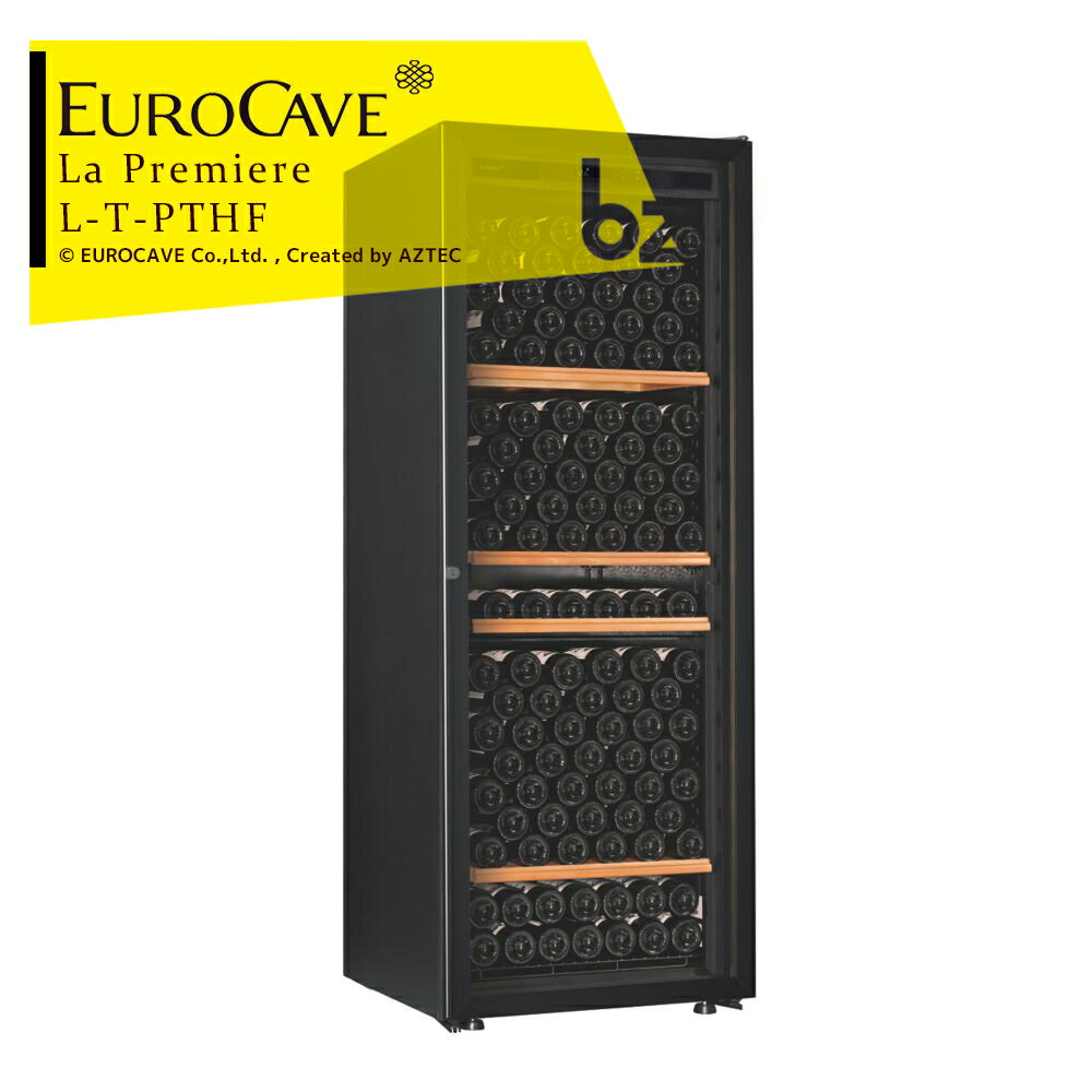 EUROCAVE｜ユーロカーブ ワインセラー ラ・プルミエシリーズ La PREMIERE-L-T-PTHF（黒） 標準ドア/213本収容｜法人様限定