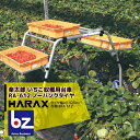 ハラックス HARAX 楽太郎 アルミ製 いちご収穫用台車 収穫台車 農業 台車 RA-612 法人様限定