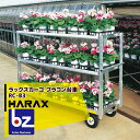 【5/1限定 最大ポイント6倍 エントリー必須】ハラックス HARAX ラックスカーゴ RC-B3 アルミ製 フラコン台車 ハラックス 台車 法人様限定