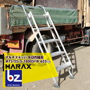 ハラックス HARAX マルチステッパ 多目的階段 ステップ有効幅55cm MTS-55-5-1800SFW フック幅15cm(ダンプ用) 法人様限定