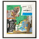 Jean-Michel Basquiat ジャンーミシェル・バスキア アートフレーム Sienna, 1984【bicosya/美工社】 法人様限定