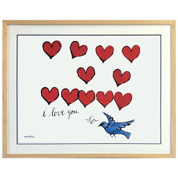 Andy Warhol｜アンディ・ウォーホール アートフレーム I LOVE YOU SO, C. 1958(M-size) 【bicosya/美工社】 IAW-62499｜法人様限定