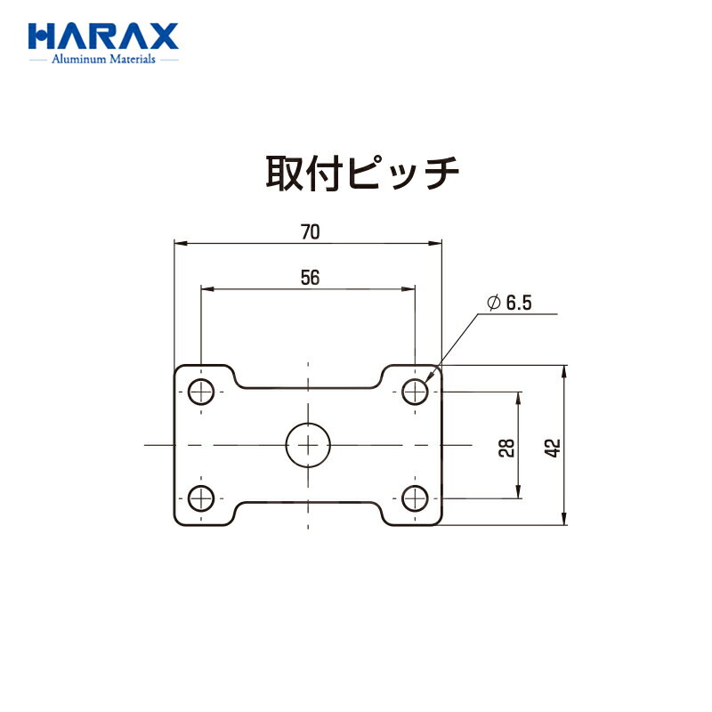【スーパーSALE数量限定価格！】ハラックス｜HARAX ＜2個セット品＞固定キャスター...