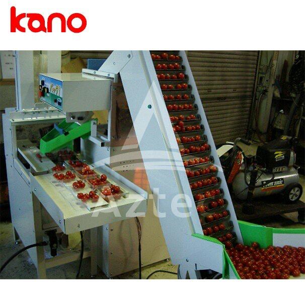 【キャッシュレス5％還元対象品！】【加納製作所】kano ミニトマト重量全自動パック詰機 パック1フルセット 運賃設置調整費込