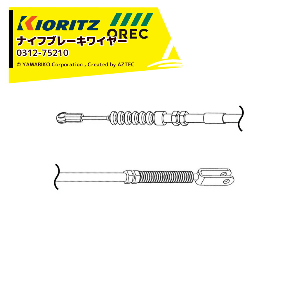 !!エントリーで最大100%ポイントバック!! オーレック・アグリップ・共立用部品 ナイフブレーキワイヤー..