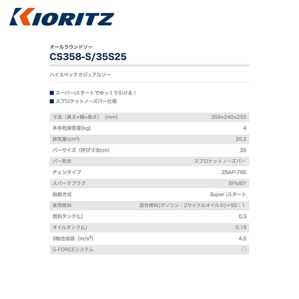 共立 やまびこ チェーンソー プロソーCS358-S/35S25 スプロケットノーズバー/25AP-...