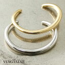 バングル カフ ウェーブ ぽってり 太め ボリューム シンプル アクセサリー 可愛い ギフト プレゼント B4118