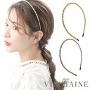 カチューシャ メタル ボール ワイヤー ヘアアクセサリー 痛くない 大人カジュアル 細 シンプル HK-324