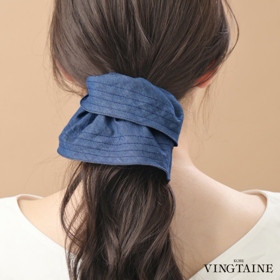 *毎日使いたくなる!*【CHANEL】デニム素材 シュシュ 楽天市場】デニム(シュシュ|ヘアアクセサリー):レディース