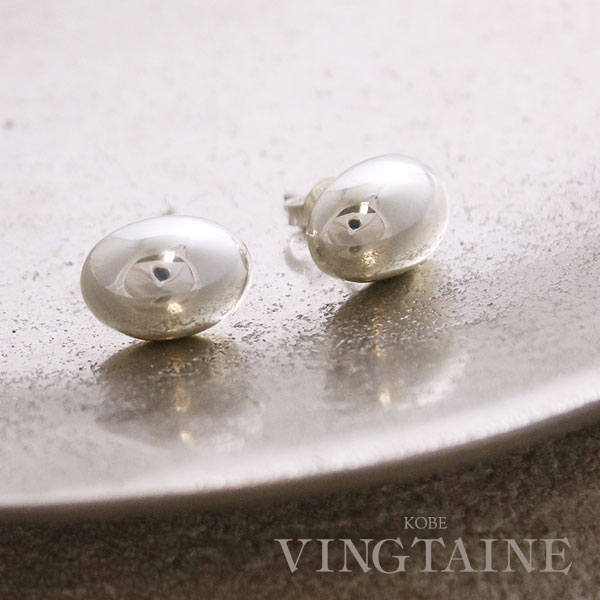 Silver925 ピアス オーバル型 シンプル 銀 ニッケルフリー カジュアル 大人 エレガント オフィス デイリー アクセサリー シルバー925 プレゼント ギフト レディース ピアス SVP181(4)