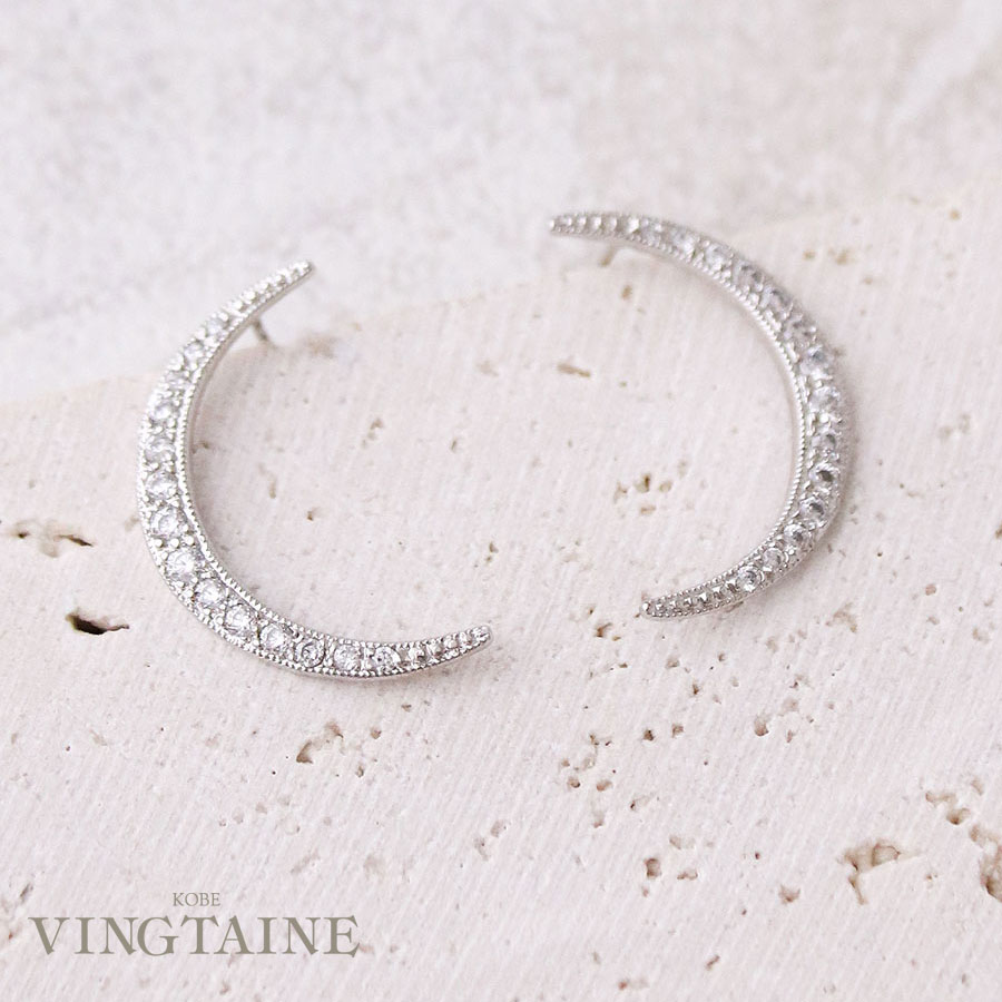 《入荷済み》★ゆうパケット送料無料★ピアス 月 ムーン 大ぶり アクセサリー 上品 大人カジュアル おしゃれ かわいい 可愛い ギフト P5279【mbgt】