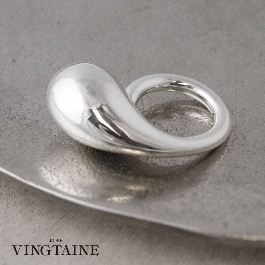 シルバー925 リング 指輪 ぽってり ボリューム アシンメトリー Silver925 銀 ニッケルフリー 上品 エレ..