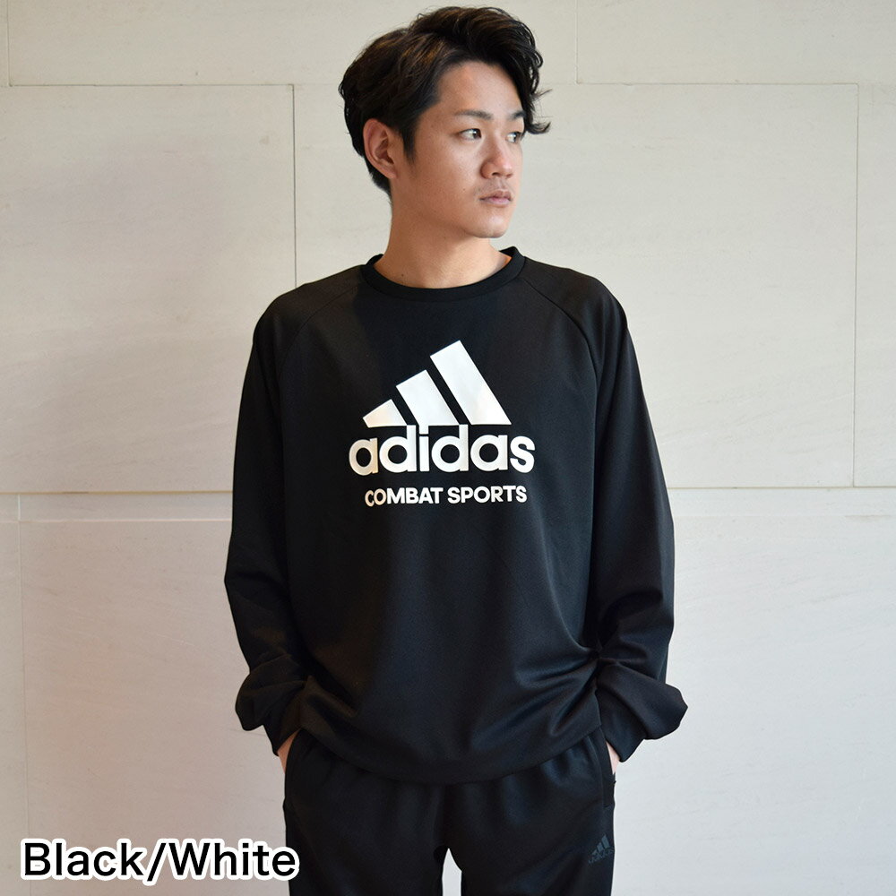 アディダス コンバット スポーツ adidas combat sports　クルーネックTシャツ/ロンT/ロングTシャツ トップス adiCLTL19 長袖 スポーツ ファッション 運動 カジュアル メンズ レディース ブランド 男性 女性 ロゴ