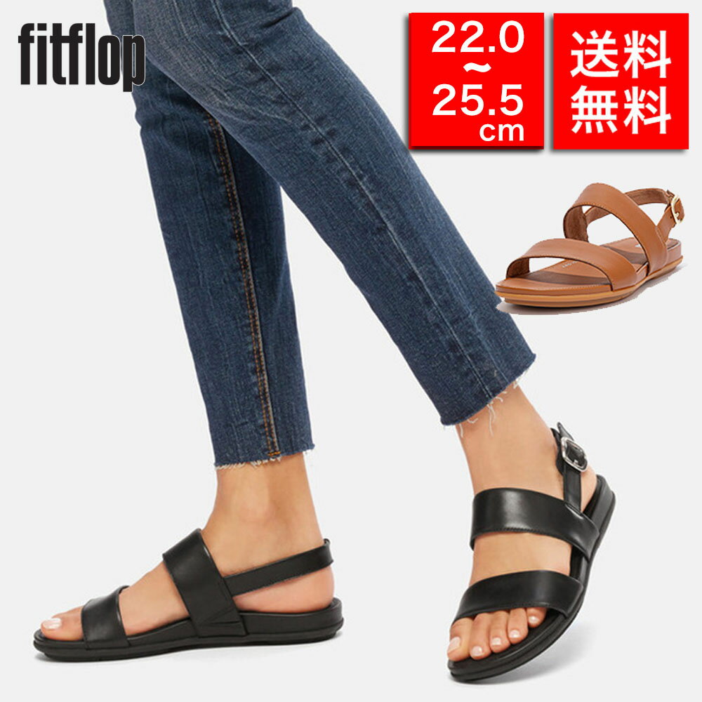 fitflop フィットフロップ GRACIE LEATHER BACK-STRAP SANDALS バックストラップサンダル サンダル コンフォートサンダル レザー