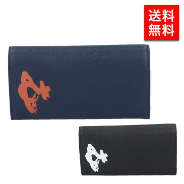 ヴィヴィアン ウエストウッド LONG WALLET WITH ZIP VIVIENNE WESTWOOD レザー 51050050