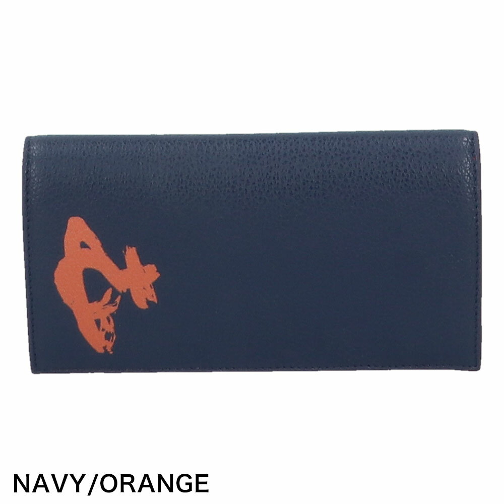 ヴィヴィアン ウエストウッド LONG WALLET WITH ZIP VIVIENNE WESTWOOD レザー 51050050