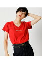 ON N'A V NECK TEE/オンナVネックTシャツ / AZUL BY MOUSSY/アズール バイ マウジー/レディース/トップス カットソー【MARKDOWN】