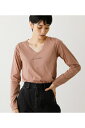 AZUL Logo VNECK LONG SLEEVE/AZULロゴVネックロングスリーブ / AZUL BY MOUSSY/アズール バイ マウジー/レディース/トップス カットソー【MARKDOWN】