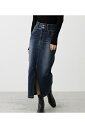 HIGH WAIST SLIT DENIM SKIRT/ハイウエストスリットデニムスカート / AZUL BY MOUSSY/アズール バイ マウジー/レディース/ボトムス スカート