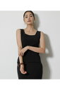 SQUARE NECK KNIT TANK/スクエアネックニットタンク / AZUL BY MOUSSY/アズール バイ マウジー/レディース/トップス タンクトップ【MARKDOWN】