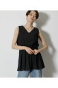 【8月4日まで期間限定価格】BACK RIBBON PEPLUM TOP/バックリボンペプラムトップ / AZUL BY MOUSSY/アズール バイ マウジー/レディース/トップス シャツ ブラウス【MARKDOWN】