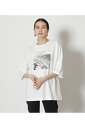 BEACH PHOTO TEE/ビーチフォトTシャツ / AZUL BY MOUSSY/アズール バイ マウジー/レディース/トップス カットソー【MARKDOWN】