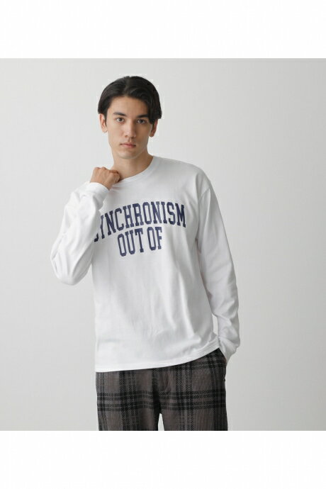 OUT OF SYNCHRONISM LONG TEE/アウトオブシンクロロングTシャツ / AZUL BY MOUSSY/アズール バイ マウジー/メンズ/トップス カットソー【MARKDOWN】