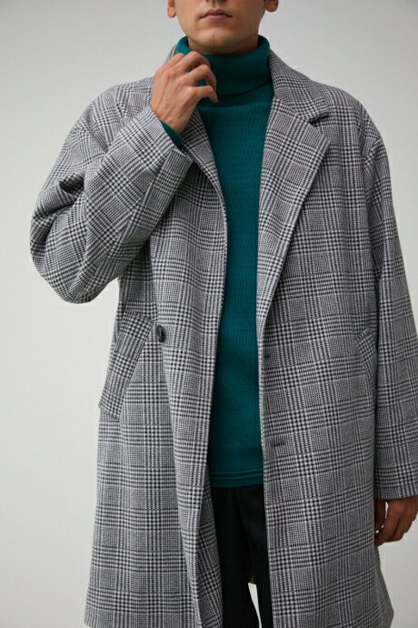 WASHABLE OVER CHESTER COAT/ウォッシャブルオーバーチェスターコート / AZUL BY MOUSSY/アズール バイ マウジー/メンズ/アウター コート【MARKDOWN】