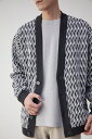 RETRO GEOMETRIC CARDIGAN/レトロジオメトリックカーディガン / AZUL BY MOUSSY/アズール バイ マウジー/メンズ/トップス カーディガン