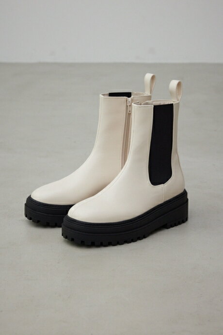 トラックソールサイドゴアブーツ / AZUL BY MOUSSY/アズール バイ マウジー/レディース/シューズ ブーツ【MARKDOWN】