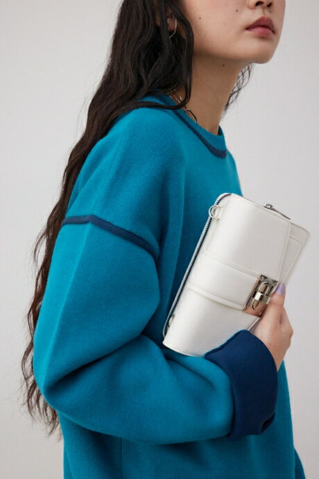 ターンロックフラップウォレットバッグ / AZUL BY MOUSSY/アズール バイ マウジー/レ