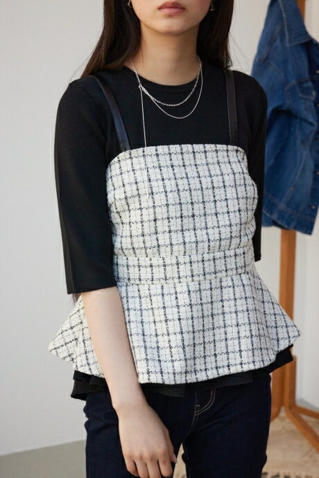 ツイードビスチェ / AZUL BY MOUSSY/アズ