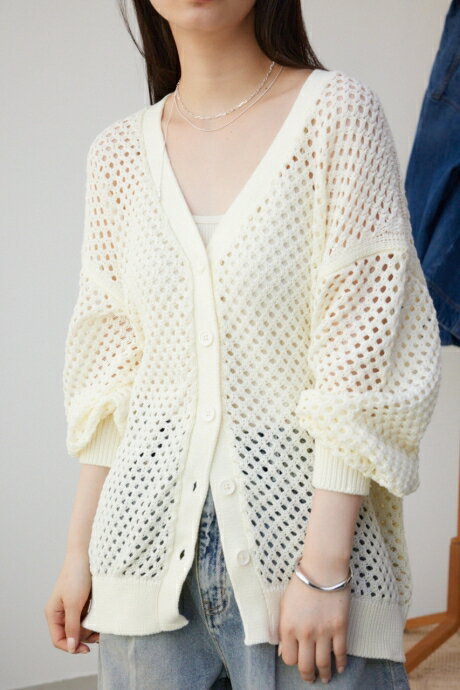 メッシュカーデ / AZUL BY MOUSSY/アズール バイ マウジー/レディース/トップス カーディガン【MARKDOWN】のサムネイル