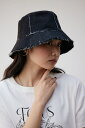 アズールバイマウジー 帽子 レディース フリンジデニムバケットハット / AZUL BY MOUSSY/アズール バイ マウジー/レディース/ファッション小物 帽子