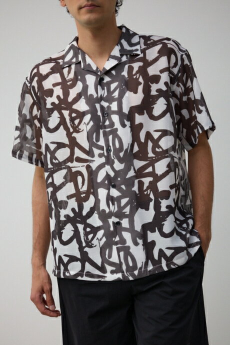 アブストラクトシアーシャツ / AZUL BY MOUSSY/アズール バイ マウジー/メンズ/トップス シャツ ブラウス【MARKDOWN】