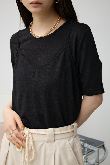 ラメカットビスチェセットトップス / AZUL BY MOUSSY/アズール バイ マウジー/レディース/トップス カットソー【MARKDOWN】