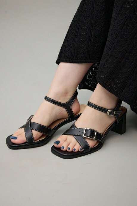 クロスベルトステッチサンダル / AZUL BY MOUSSY/アズール バイ マウジー/レディース/シューズ サンダル【MARKDOWN】