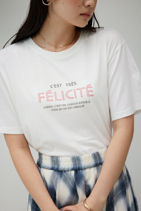 ソフトタッチロゴTシャツ / AZUL BY MOUSSY/アズール バイ マウジー/レディース/トップス カットソー【MARKDOWN】のサムネイル